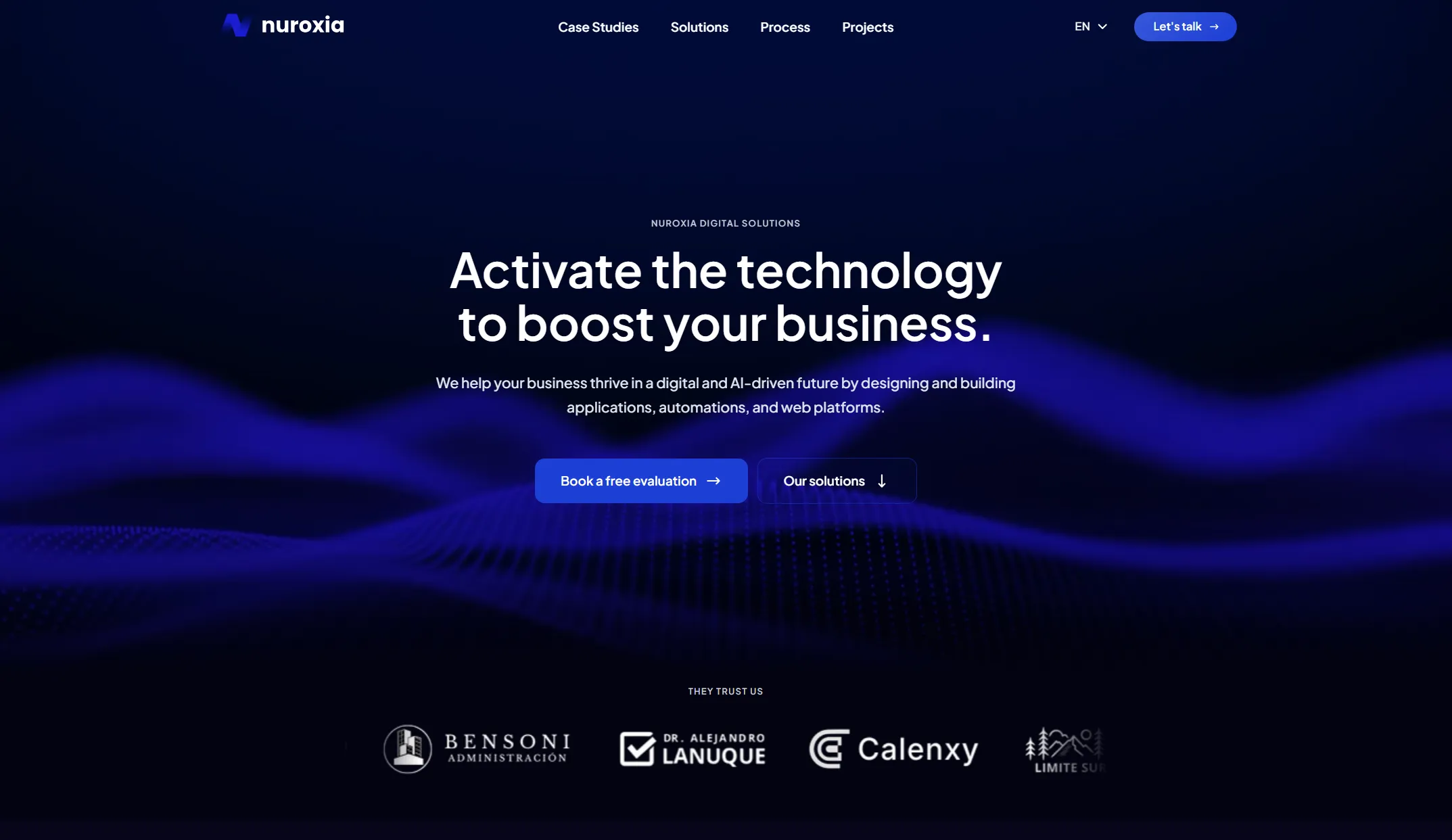 Nuroxia product screenshot